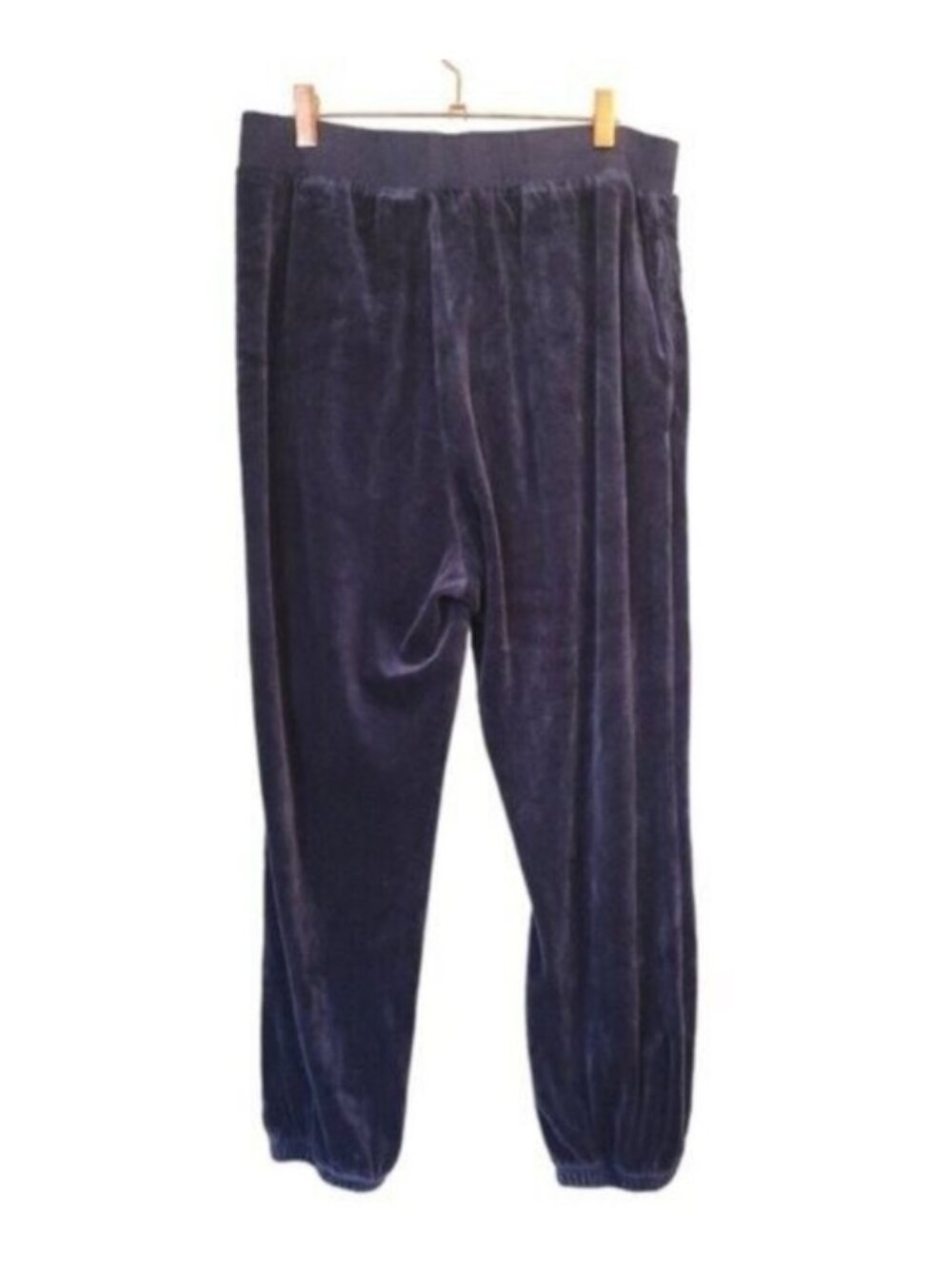 Juicy Couture | Black Lable Velour Track Tapered Pants Deep Blue - Picture 2 of 7